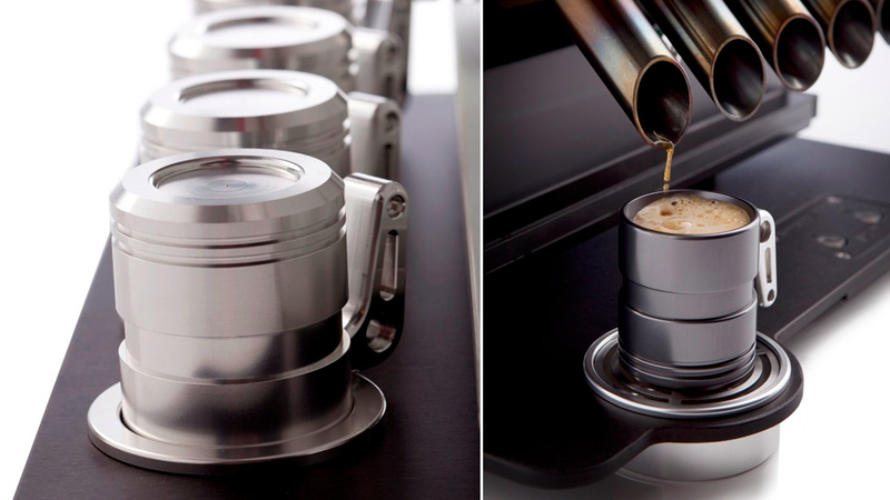 Illustration for article titled Go From Zero To Caffeinated In No Time With a V12 Espresso Machine